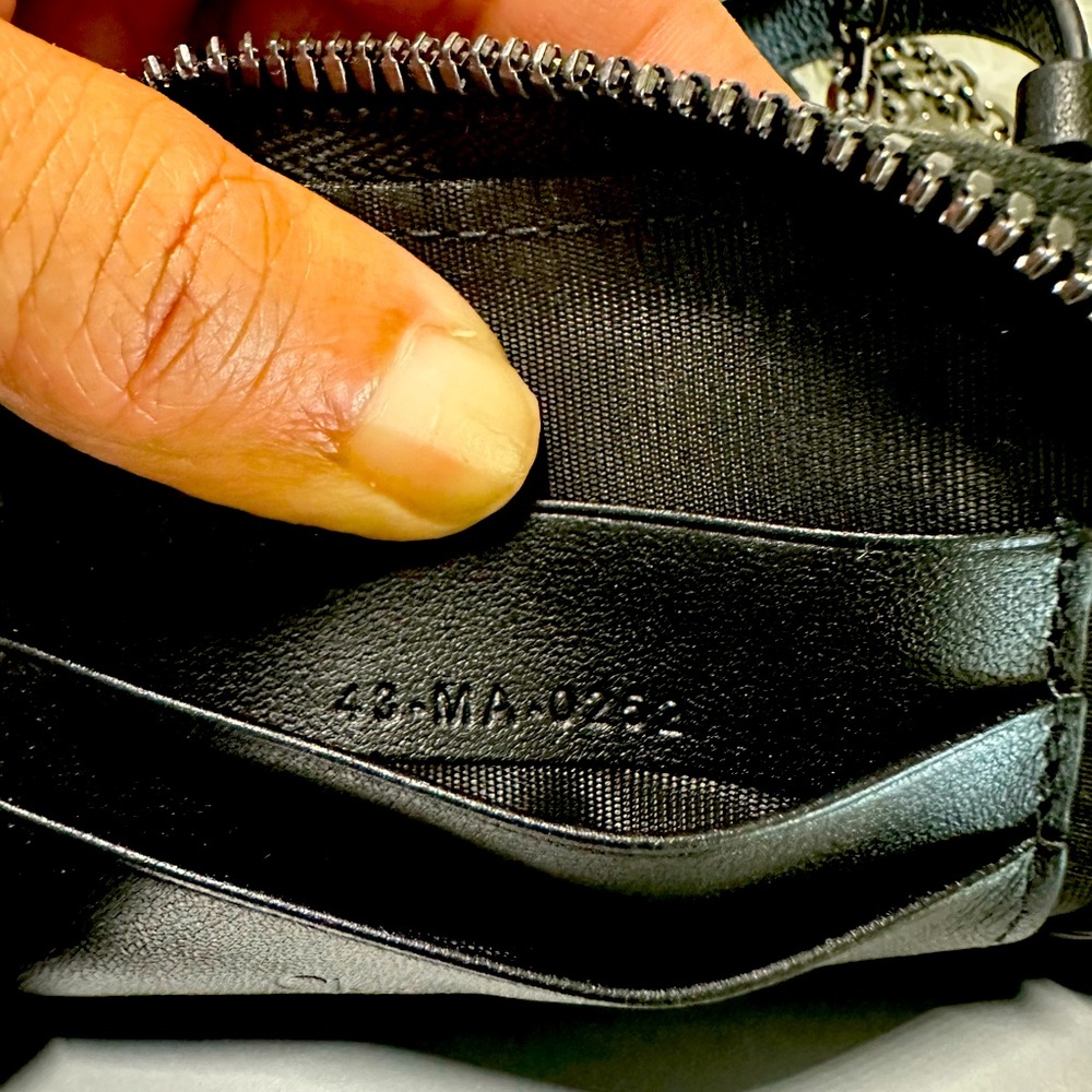 CHRISTIAN DIOR Lady Dior Studded Leather Phone Holder